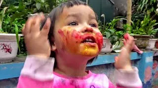 Thumbnail: Creativity development of 2-year-old artist Mia Mai | May 2020 - December 2021 | Vlog by Meigo Märk
