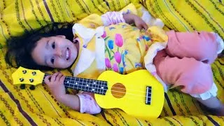 Thumbnail: Our new ukulele song | Family music vlog by Maria Mai & Meigo Märk