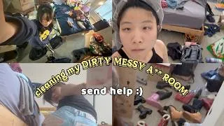 Thumbnail: cleaning my room messy dirty room
