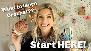 Thumbnail: Want to Crochet? Start HERE!! Beginner Crochet Guide