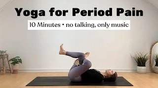 Thumbnail: 10 MIN YOGA FOR YOUR PERIOD || Ease Menstrual Cramps, Back pain, Tension & PMS 🪻 Period Pain Relief