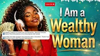 Thumbnail: I Am a Wealthy Woman ✨ Positive Money Affirmations #Afrobeat 💖 Manifestation -  Melanin Wealth