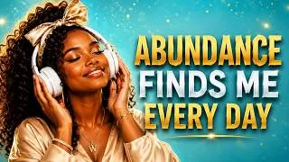 Thumbnail: Abundance Finds Me Every Day ✨ Rich Mindset Affirmations #Afrobeat 💖 Manifestation - Melanin Wealth