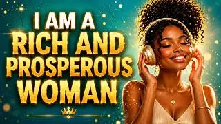 Thumbnail: I Am a Rich and Prosperous Woman ✨ Money Attraction Affirmations #Afrobeat | Melanin Wealth