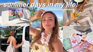 Thumbnail: aesthetic SUMMER VLOG 🌺 *romanticizing life* traveling, turning 27, beach days 