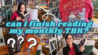 Thumbnail: Can I finish my monthly TBR in 2 days ?! 🗓️ March Edition 📚 reading vlog