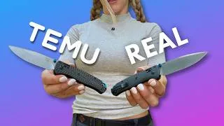 Thumbnail: TEMU Knives vs. Authentic Knives! Benchmade, Microtech, & More