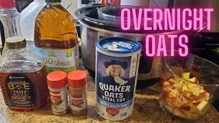 Thumbnail: APPLE PIE steel cut oats made Overnight in the Slow Cooker!