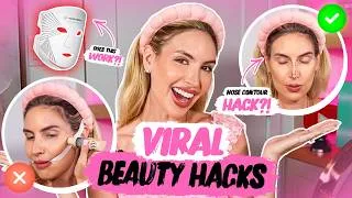 Thumbnail: Trying the Internet's Most Viral Beauty Hacks (Do Any Actually Work?)