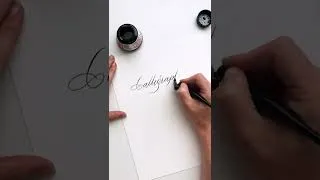 Thumbnail: Quick Modern Calligraphy with Flourishing using Hunt 22, Super Black India Ink by Speedball