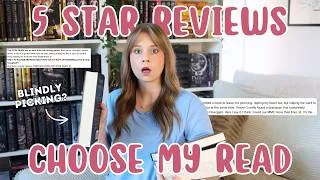 Thumbnail: speed dating my tbr with YOUR 5 star reviews! HOW DO I CHOOSE?