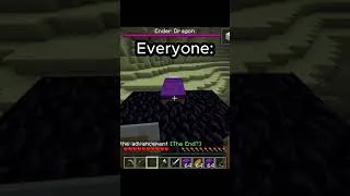 Thumbnail: POV: When you go to the End for the first time #shorts #minecraft