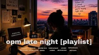 Thumbnail: opm late night study/relax/chill. [playlist]