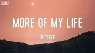 Thumbnail: BLAEKER - More Of My Life (Lyrics)