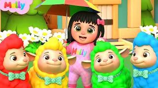 Thumbnail: Rain Rain Go Away (Animal Version) | Melly Nursery Rhymes & Kids Songs