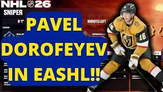 Thumbnail: THIS PAVEL SCORE-OFEYEV BUILD CERTAINLY LIVES UP TO THE NAME!! PAVEL DOROFEYEV NHL 26 EASHL BUILD!!