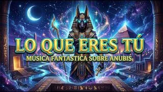 Thumbnail: Lo Que Eres Tú – Canción de Anubis ⚖️ | Música Cinemática Oscura (Video IA)