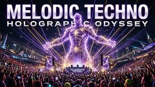Thumbnail: MELODIC TECHNO | HOLOGRAPHIC ODYSSEY | 1 Hour Epic Futuristic Techno Mix