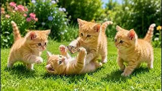 Thumbnail: 🐱🌿Playful Kittens Running & Chasing Each Other on Green Grass | Meow Sounds | Cat Videos