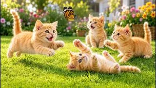 Thumbnail: 🐱🌿Happy Kittens Playing Together on the Green Grass | Meow Sounds | Cat Videos