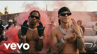 Thumbnail: Travis Scott, Central Cee - Bands (ft. Post Malone, Future, Migos) | (Official Lyrics Video) 2026
