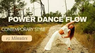 Thumbnail: 15 Min. Power Contemporary Dance Flow | Intermediate Level