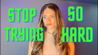 Thumbnail: Why you should stop trying so hard // Melody DanceFit