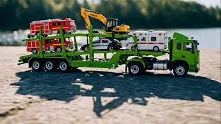 Thumbnail: Brave Rescue Team! Five Little Cars Stuck in the Mud