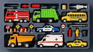 Thumbnail: Magic Toy Car Transformation! 🚒 Fire Truck, Police Car, School Bus & City Heroes!