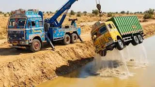 Thumbnail: Mega Toy Truck Crash & Rescue Challenge! 🚛💥 Oopsie! Funny Car Tower Story