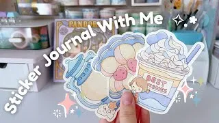 Thumbnail: ASMR Sticker Journal With Me 𝜗𝜚⋆₊˚Complication # 2 Kawaii Theme | Collage Idea 💡 Relaxing 