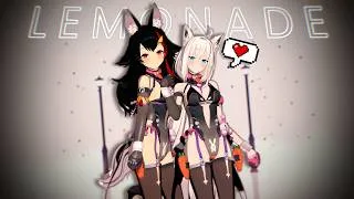 Thumbnail: Ookami Mio / Fubuki💓 | LEMONADE CHALLENGE|【 Hololive // MMD】#hololive中文 #大神ミオ #白上フブキ