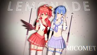 Thumbnail: Miko / Suisei ~ miComet💓 | LEMONADE CHALLENGE|【 Hololive // MMD】#hololive中文 #さくらみこ #星街すいせい