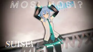 Thumbnail: Wait thats not miku, Suisei ~ - Mosi Mosi? -【 Hololive // MMD】#hololive中文 #星街すいせい