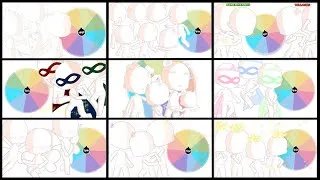 Thumbnail: @melqii Recap Compilation | 10+ Spin the Wheel OC Challenge Videos | (Part. 2) | [Gacha Club]