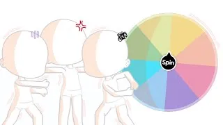 Thumbnail: TRIO Friend Group 💥 | Spin the Wheel OC Challenge | [Gacha Club]