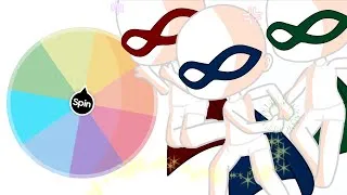 Thumbnail: VILLIAN ENEMIES 💢 | Spin the Wheel OC Challenge | Superhuman Edition 🦹 | [Gacha Club]