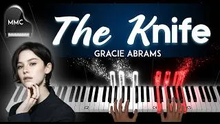 Thumbnail: The Knife by Gracie Abrams piano cover/tutorial + sheet music + lyrics
