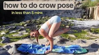 Thumbnail: How To Do Crow Pose (Bakasana) | Beginner to Advanced Tutorial in Nature | Day 24 of 30