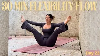 Thumbnail: Yoga for Flexibility & Headstands | 30 Min Intermediate Vinyasa | Day 23