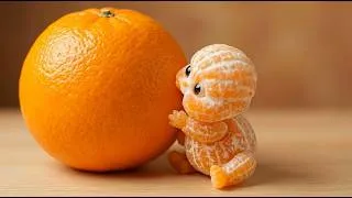 Thumbnail: Cute or Creepy? AI Fruit Babies & Big Fruits 🍊👶 | The Ultimate Satisfying ASMR