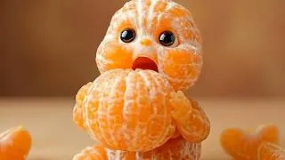Thumbnail: Cute or Creepy? AI Fruit Babies Biting & Crunchy Sounds 🍎👶 | Ultimate Satisfying ASMR