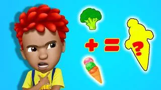 Thumbnail: Healthy Food with Baby MM + Do You Like Broccoli Icecream 🥦Kids Songs by Me Me Band