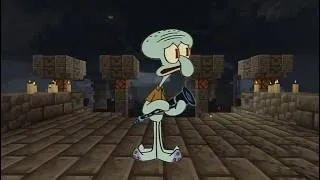 Thumbnail: Squidward finds an ancient city in Minecraft