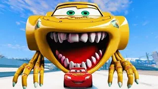 Thumbnail: Giant SPIDER McQueen Eater Car VS Lightning McQueen Escape From Monster | Lightning McQueen Cars #4