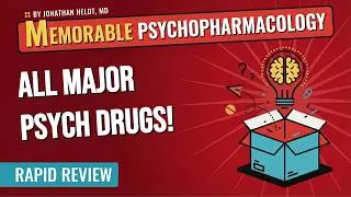 Thumbnail: Memorable Psychopharmacology Mega-Review! Mnemonics for All Major Psych Drugs