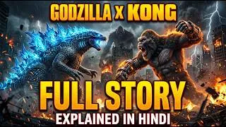 Thumbnail: Godzilla x Kong The New Empire Explained in Hindi | Full Story + Ending Explained (2024)