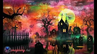 Thumbnail: The Animated Graveyard: A Spooky Stroll Through a Halloween Cemetery #aiart #midjorney #runway