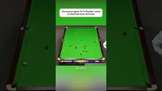 Thumbnail: The most arrogant 147 in Rockets' careerno black ball if you don't pay! #snooker #snookertime