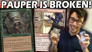 Thumbnail: They have to BAN it! | Seeker Combo vs MonoU Terror | Mtg Pauper Gameplay